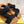 FENDI DAD SANDAL IN BLACK MIX CINNAMON BROWN FLEECE
