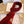 KNIT CASHMERE SCARF GARNET RED MIX BLACK 619590