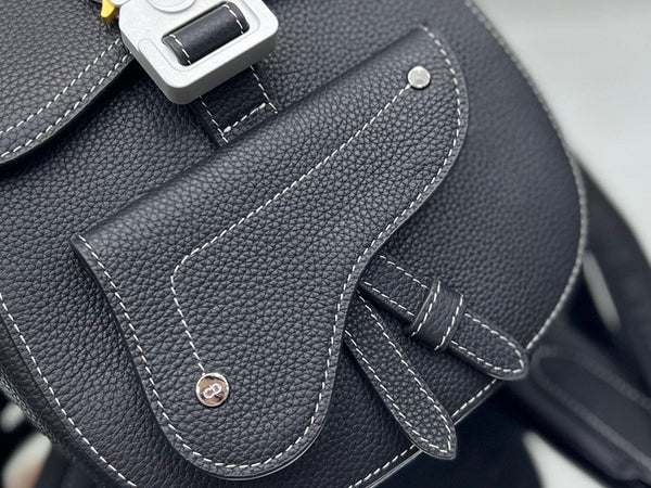 GALLOP SLING BAG 27 IN BLACK CALFSKIN