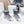 CD Snow Ankle Boots Light Blue Cowhide Nylon Fabric 539659