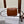 TABOU FLAP BAG 22 IN BRONZE BROWN SMOOTH CALFSKIN GOLD LOCK
