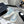 CC CANO ALTO SNEAKER IN BLUE POWDER CALFSKIN AND WHITE RUBBER
