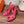 HM Holy 105 Sandal In Bright Pink Grained Calfskin