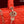 medium lady d-joy 26 red lambskin