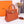 HM KELLY BAG 25 ORANGE TOGO GOLD HARDWARE