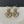 cc strass crystal heart drop light gold earrings
