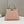 FENDI PEEKABOO 33 BAG IN LIGHT PINK CALFSKIN WITH STRAP GOLD HARDWARE
