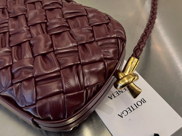 KNOT 20 IN BAROLO LAMBSKIN WITH CHAIN