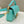 Baguette 27cm Tiffany Blue Lambskin Gold Hardware