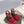 SL TRIBUTE CRYSTAL SANDALS GLOSSY RED CALFSKIN