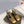 SL TRIBUTE CRYSTAL SANDALS GOLD CALFSKIN