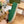 GG 26ss Loafer Green Straw Sheepskin 692197