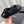 CC 26s Sandals Black Suede Pearl Camellia Embellishment