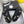 CC 26s Sandals Black Textured Fabric