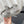 CC 26s Sandals Grey Fabric Bow Embellishment
