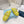 PRA SOFT PADDED NAPPA SHEARLING MULES LIME LAMBSKIN