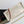 small cabas thais 26 white textile black logo