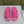 GG Lide Sandal With Interlocking Hot Pink Rubber 788128