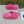 GG Lide Sandal With Interlocking Hot Pink Rubber 788128