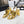 CC 26s Two-Strap Sandals 9cm Gold Patent Leather 867759
