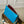 coussin pm 26cm blue monogram empreinte calfskin