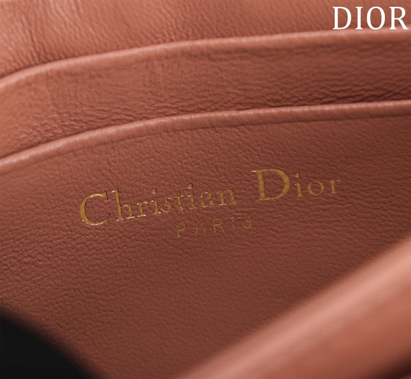 my cd mini 21 rose lambskin