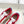 CHLOÉ NAMA SNEAKER IN CHERRY RED MIX COLORFUL SPECIAL FABRIC