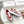CHLOÉ NAMA SNEAKER IN CHERRY RED MIX COLORFUL SPECIAL FABRIC
