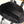 LV The Weekend Tote Bag 43cm Black Monogram Canvas & Taïga Leather