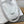 CRUSH SMALL TOTE BAG 27 IN WHITE CRUSHED CALFSKIN SILVER HARDWARE
