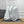 CRUSH LARGE TOTE BAG 46 IN WHITE CRUSHED CALFSKIN SILVER HARDWARE