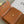 TRIPHOME 10 TRIFOLD WALLET CALFSKIN CINNAMON BROWN