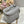 SMALL 25 TRAVEL VANITY CASE WITH SHOULDER STRAP DOVE GRAY