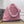 CRUSH LARGE TOTE BAG 46 IN PINK CRUSHED CALFSKIN SILVER HARDWARE