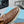PRA OSTRICH PATTERN LOAFERS CARAMEL CALFSKIN
