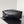 CRUSH LARGE TOTE BAG 46 IN BLACK CRUSHED CALFSKIN GOLD HARDWARE