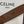 CL LARGE 35 MM BELT IN BLACK AND BROWN CALFSKIN GOLD HARDWARE