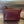 PAD PUFFER BAG 29 IN PLUM PURPLE COWHIDE LEATHER
