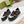 GG TRAINER BLACK AND CREAM CALFSKIN