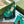 GG 120 INTERLOCKING G SANDAL JADE GREEN CALFSKIN