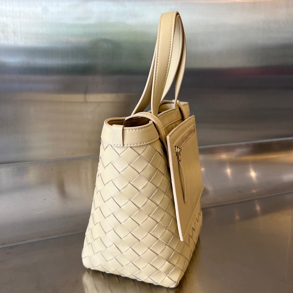 FLIP FLAP 23 BAG IN BEIGE LAMBSKIN