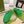 GC 25 Interlocking G 50mm Slide Sandal Green Cowhide 292382