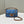 FENDI 19 BAGUETTE BAG IN LIGHT BLUE CANVAS WITH SILVER HARDWARE