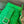 BACKPACK 42 IN PARAKEET GREEN CALFSKIN