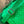 BACKPACK 42 IN PARAKEET GREEN CALFSKIN