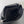 BB SOFT FLAP BAG 36 IN BLACK PEACH CALFSKIN SILVER HARDWARE