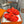 HM Chypre Sandal Red Orange Fleece Wool  953868