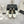 ballet flat white black quilted calfskin