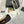 ballet flat white black quilted calfskin