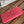 cc zipped wallet 14cm light red caviar gold hardware